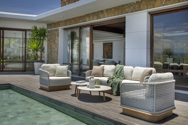 Acri Teak Sofa 2 Seat - Image 4