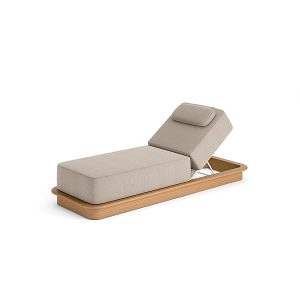 Acri Teak Sunlounger