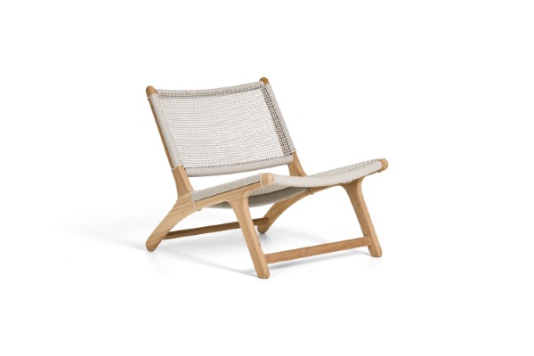 NEW Koozy Lounge Chair - Teak and Rope
