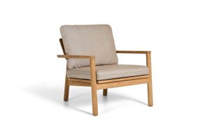 Lynn Teak 1-Seater Sofa